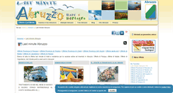 Desktop Screenshot of lastminute.abruzzoabc.it